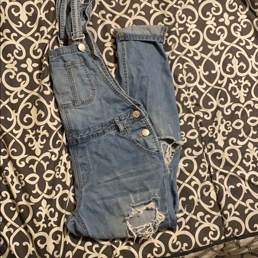Denim Boyfriend Overalls | Boyfriend Jeans